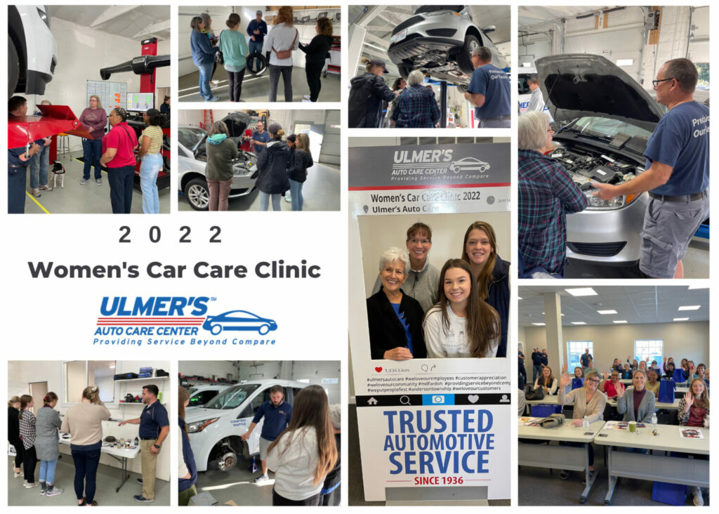 2022 women's car care clinic - ulmers auto care