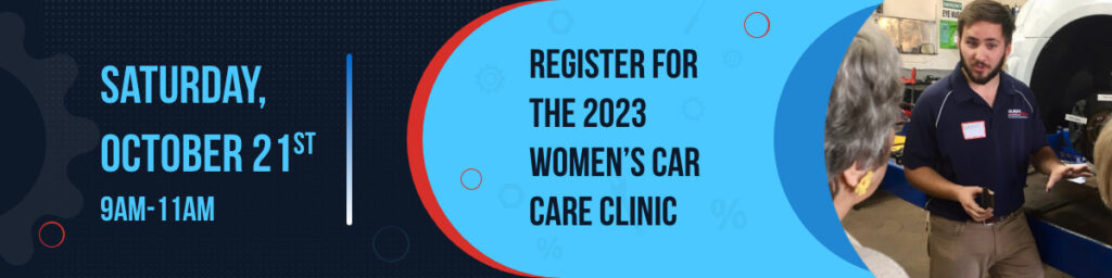 annual women's car care clinic - ulmers auto care